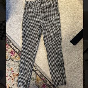 Old navy black and white pants TALL